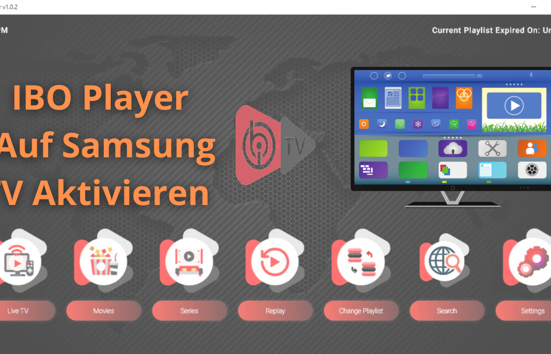 IBO Player auf Samsung TV aktivieren